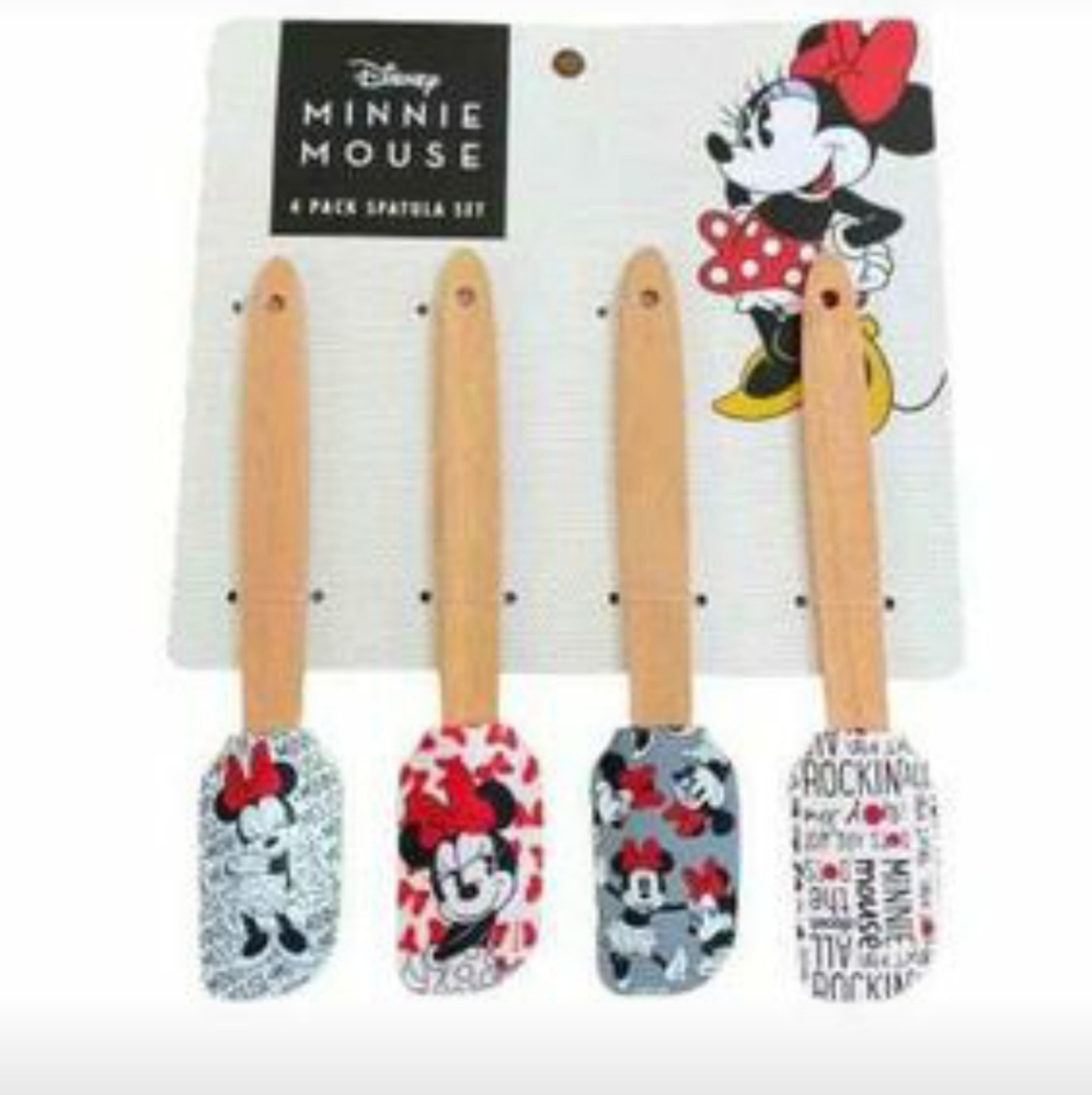 Disney Minnie Mouse 4-Pack  Spatula Set
